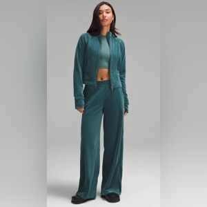 Lululemon athletica velour scuba jacket